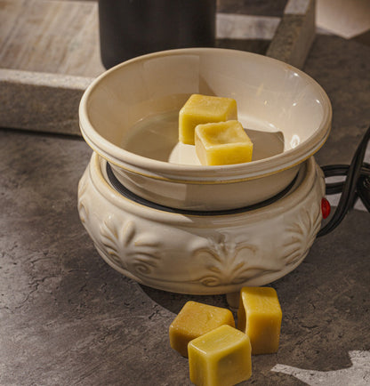 Sandstone Candle Warmer and Dish